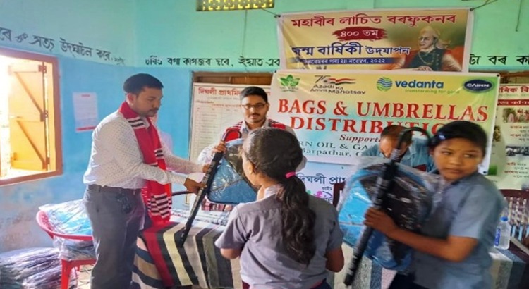 Cairn CSR Supports Students in Barpathar