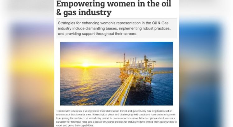 Empowering women in the oil & gas industry